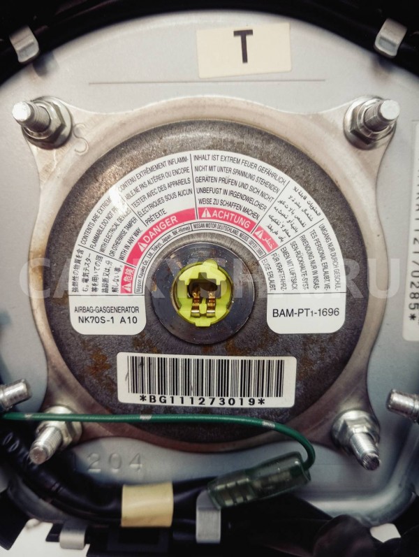 подушка безопасности водителя Nissan Juke 