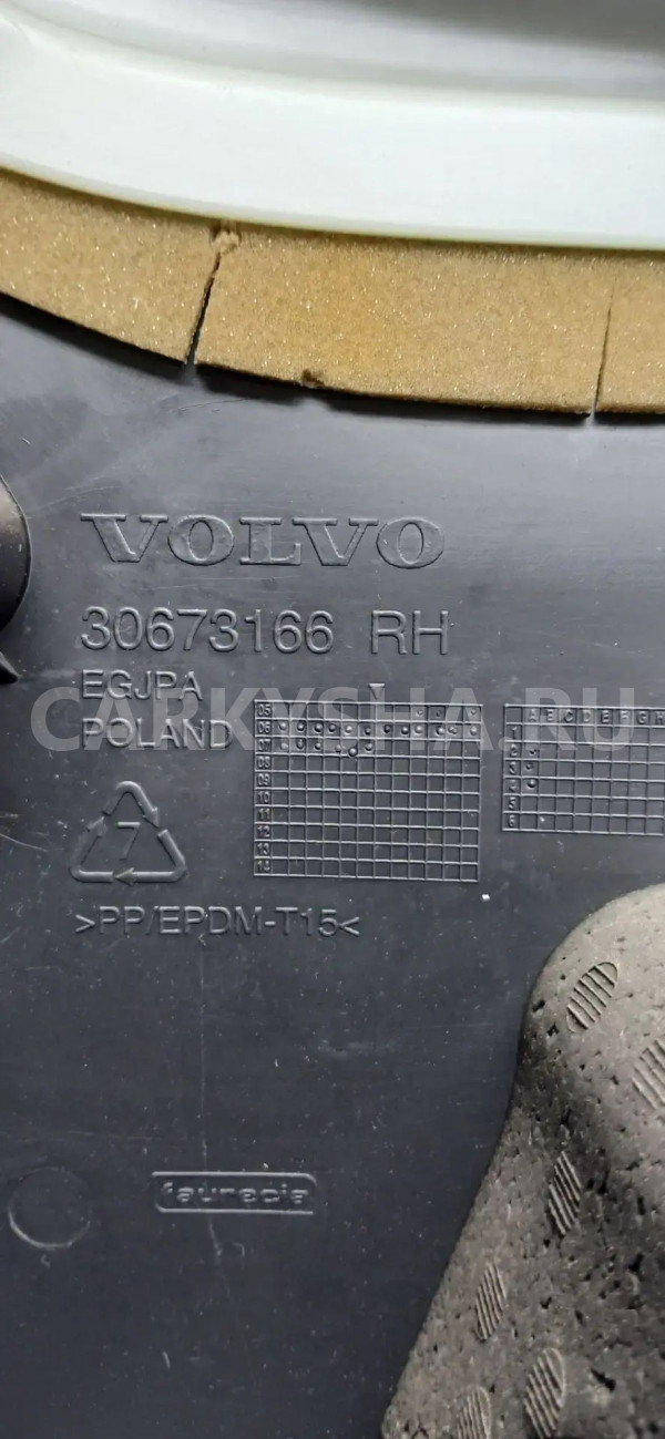 Обшивка салона Volvo C30 I (2006—2010) Volvo C30 оригинальный номер 30673166