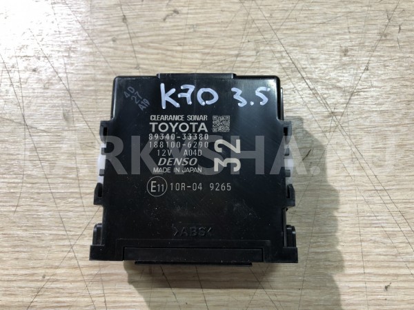 Блок управления парктрониками Toyota Camry VIII (XV70) Рестайлинг – седан оригинальный номер 89340-33380