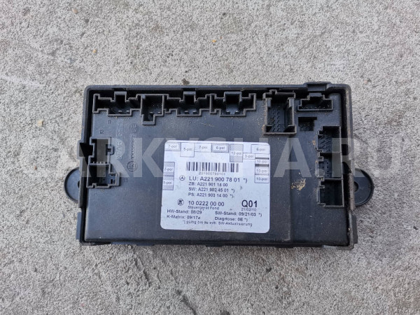 Блок управления дверями заднее A2219007801 Mercedes-Benz S-Class W221 Mercedes-Benz S-klasse оригинальный номер A2219007801