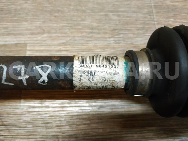 Полуось передняя левая Chevrolet Lacetti оригинальный номер 96451337