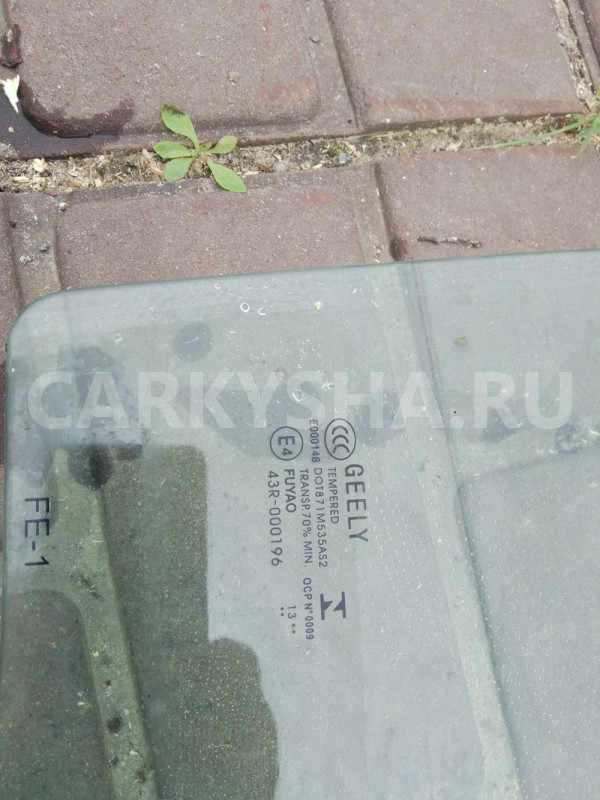 Стекло задней правой двери geely Emgrand EC7 Geely Emgrand EC7 оригинальный номер 1068003254