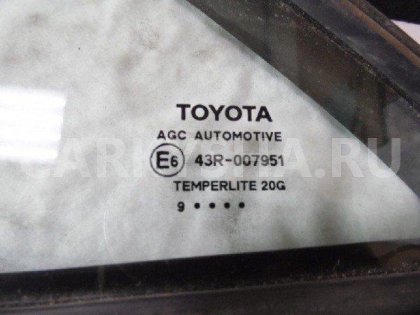 Стекло двери Toyota Camry XV40 (2006—2009) Toyota Camry оригинальный номер 6812406050