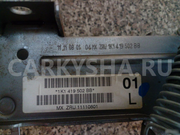 Колонка рулевая Фольксваген Джетта Jetta 6 Volkswagen Jetta оригинальный номер 1K1419502BB