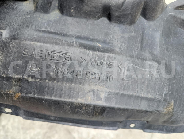 Подкрылок Nissan Rasheen оригинальный номер 6384398Y00