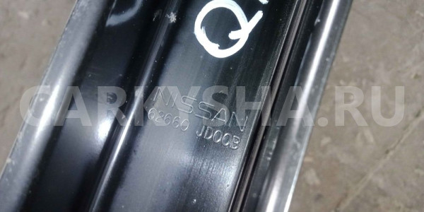 Усилитель бампера передний нижний Qashqai J10 2012 Nissan Qashqai оригинальный номер 62660jd00b