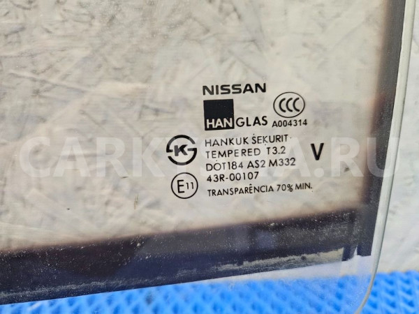 Стекло двери задней левой Almera Classic B10 Nissan Almera Classic оригинальный номер 82301-95F0A