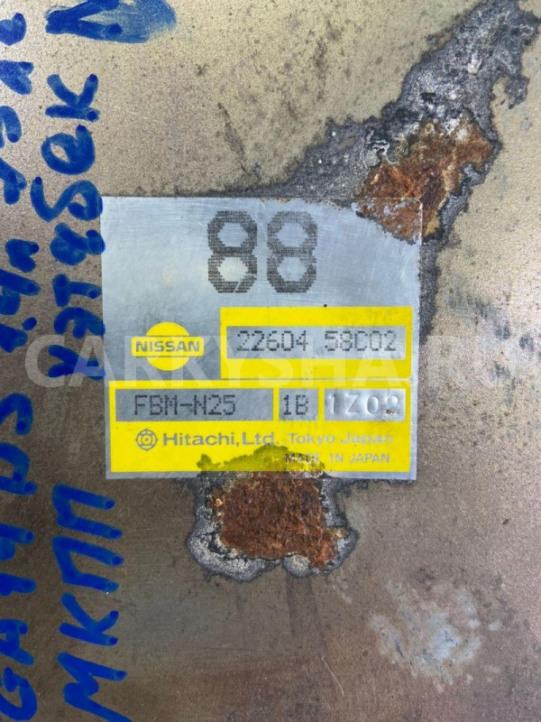 Блок управления двс(эбу) Nissan Sunny N14 Nissan Sunny оригинальный номер 2260458C02