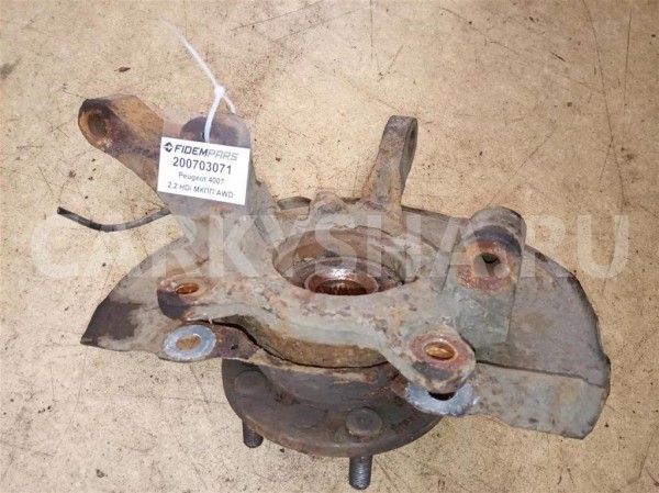 Название детали Поворотный кулак правый Модель Peugeot 4007 Mitsubishi Outlander оригинальный номер 3647 98