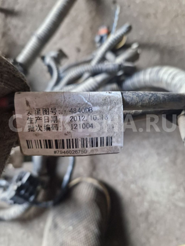 Проводка двигателя JLY4G18 с дефектом Emgrand EC7 Geely Emgrand EC7 оригинальный номер 1067002625