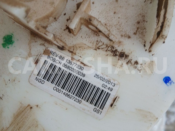 Топливный насос Opel Astra j 1.6 A16XER Opel Astra оригинальный номер 13577230