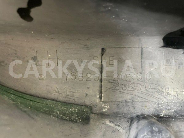 Брызговик Toyota Carina 1992 7662620260 AT190 5A-FE, задний левый Toyota Carina 