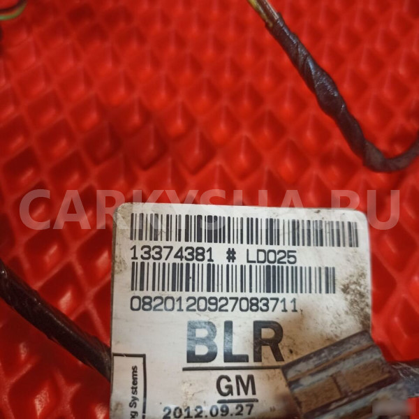 Проводка заднего парктроника Opel Astra J Opel Astra оригинальный номер 13374381