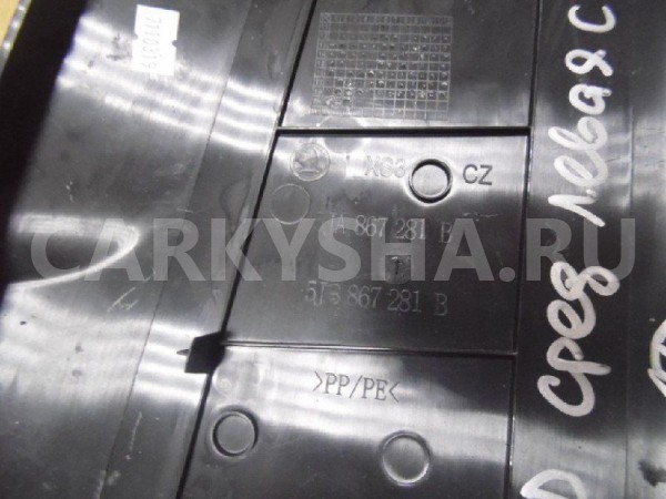 Обшивка стойки Skoda Rapid I рестайлинг (2017—2020) Skoda Rapid оригинальный номер 5JA867281B