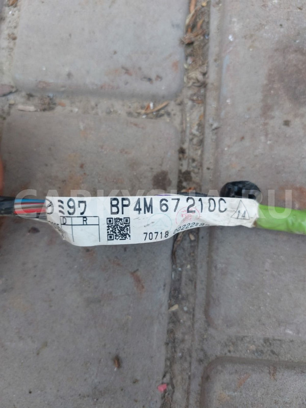 Проводка двери задней левой Mazda 3 BK Mazda 2 оригинальный номер BP4M67210C