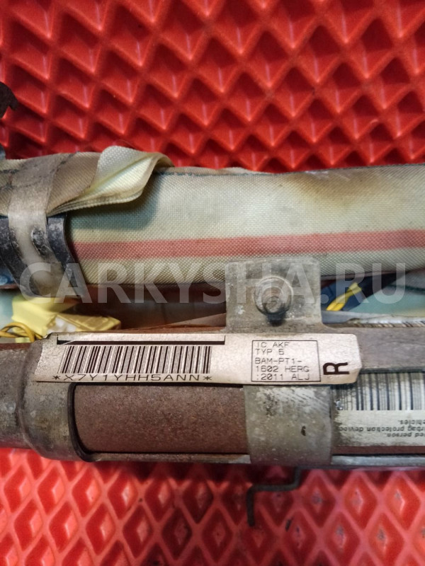 Подушка безопасности боковая правая Mazda 3BL Mazda 2 оригинальный номер BBN957KM0E