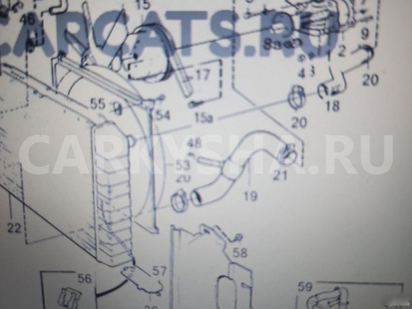 Шланг радиатора верхний Volvo 240 Volvo 240 Series 