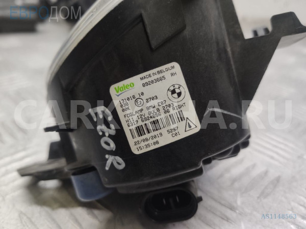 Противотуманная фара BMW X1 E84 рестайлинг (2012—2015) BMW X1 оригинальный номер 63176924656