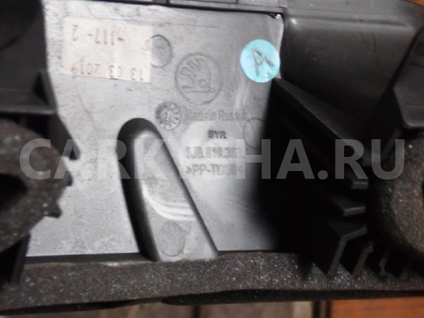 Воздуховод Skoda Rapid I рестайлинг (2017—2020) Skoda Rapid оригинальный номер 5JB819363A