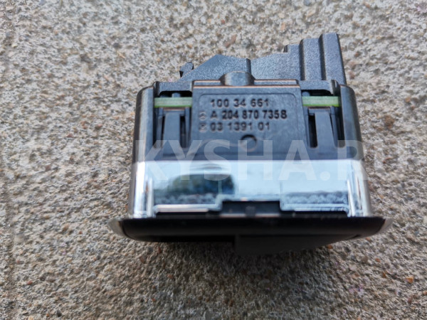Кнопка стеклоподъемника A2048707358 Mercedes-Benz C-Class 2009 W204 651.911 Mercedes-Benz C-klasse оригинальный номер A2048707358