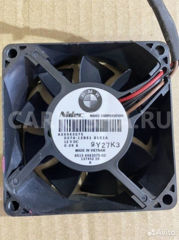 Вентилятор охлаждения BMW 5 F10 N52B30 2010 BMW 5er оригинальный номер 65 15 6 983 075