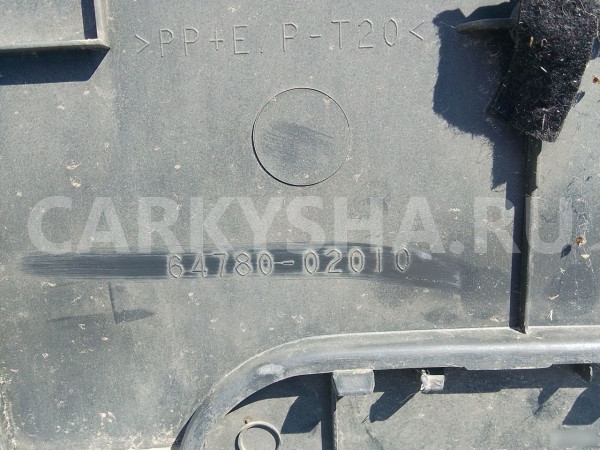 Обшивка двери багажника Toyota Auris 150 Toyota Auris оригинальный номер 6478002010