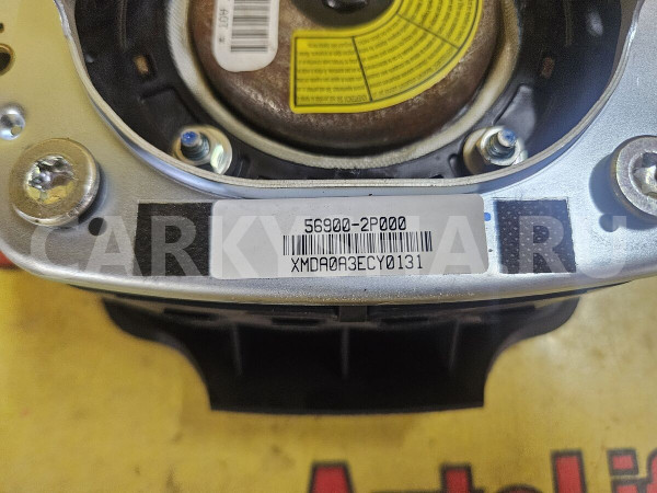 Подушка безопасности в рулевое колесо Kia Sorento оригинальный номер 569002P000