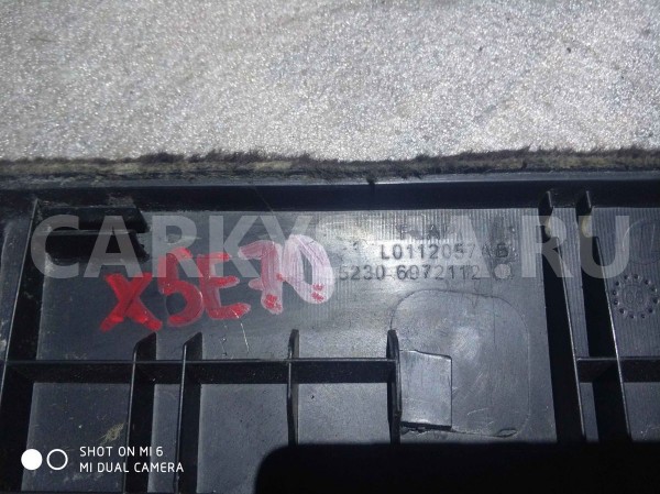 Обшивка багажника BMW X5 E70 (2006—2010) BMW X5 оригинальный номер 52306972112