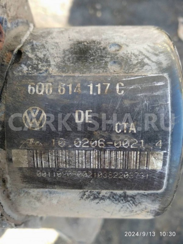Блок ABS (насос) Volkswagen Polo IV (2001—2005) Volkswagen Polo оригинальный номер 6Q0907379E