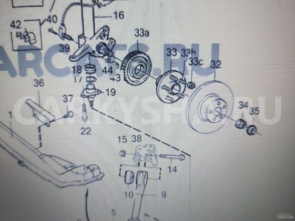 Ступица Volvo 740 Volvo 740 