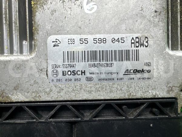 Блок управления двигателем Opel Insignia 2007-2015 55598045 A20DTH Opel Insignia 